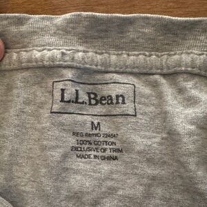 L.L. Bean Men's Gray Short Sleeve Tee